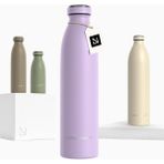 Lars Nysom Termos Su Şişesi 750 ml Çift Duvar Paslanmaz Çelik - Mor