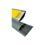 Larskas 2 Metre (2 Adet x 1 Metre) Kendinden Yapışkanlı 50X12MM Gri Balık Sırtı Kablo Kanalı (2 Metre)