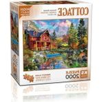 Larskas 2000 Parça Puzzle, Mountain Retreat Teması ile Eğlenceli Zaman