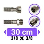 Larskas 3/8x3/8 Nipelli Flex Hortum Bağlantı Flexi Dişi-Erkek Oynar Rakor : 3/8 x 3/8 (30 Cm)