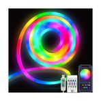 Larskas 5 Metre USB Bağlantılı Rgb Pixel Neon LED - Kumandalı, Bluetooth ile Kontrol, Zamanlayıcılı Esnek Şerit Işık - Cata [enerji Sınıfı F]