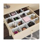 Larskas Aee® 4'lü Plastik Ayarlanabilir Çekmece Düzenleyici Organizer - Iç Içe Geçmeli Kesilebilir - 8CMX43CM - Mutfak Iç Çamaşırı Çorap Sütyen Dolap Takı Makyaj (4)
