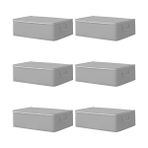 Larskas Aee® 6 Adet Hurç Seti Büyük Boy Baza Altı Çekyat Düzenleyeci Çeyiz Bohçası 64 x 45 x 22