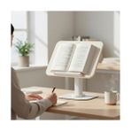 Larskas Ayarlanabilir Tablet ve Kitap Okuma Standı, Katlanabilir Masaüstü Tutucu, Ergonomik Tasarım, Sağlam Alüminyum Alaşım, Ev/ofis Kullanımı Için Evrensel Destek | R28