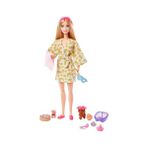 Larskas Barbie Bebek ve Aksesuarlar Barbie ve Yavru Köpeği, Çocuklar Için Oyuncaklar, Kişisel Bakım Spa Günü HKT90