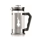Larskas Bialetti - Preziosa French Press: Yaklaşık 350ML Kapasiteli Kahve Hazırlayıcı - 18/10 Paslanmaz Çelik Gövde - Bulaşık Makinesinde Yıkanabilen Borosilikat Cam Sürahi - Paslanmaz Çelik Filtre Sistemi