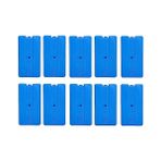 Larskas Buz Aküsü Buz Kasedi Ice Box 10NANLU Set 370 ml x 10, Ankanorm, Mavi - Ahşap