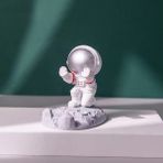 Larskas Çok Fonksiyonlu Astronot Uzay Adamı Cep Telefonu Standı Komik Sevimli Astronot Heykeli Telefon Tutucu, Ofis Dekorasyonu Masaüstü Komidin Braketi Tutucu