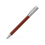 Larskas Faber-Castell Ambition Pearwood Tükenmez | Armut Ağacı Şaft, Suya Dayanıklı, Siyah Büyük Hacimli Kalem Içi - 41 Delft Blue