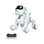 Larskas Giffy / 30 Fonksiyonlu Uzaktan Kumandalı Şarjlı Sesli Işıklı Dokunma Algılama Programlama Robot Köpek El Sensörlü Şarjlı Işıklı Müzikli Dansçı Robot Köpek ve Kedi (Köpek)