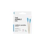 Larskas - Humble Brush Cotton Swabs - Blue, Bambu Kulak Çubuğu Mavi, Çevre Dostu Pamuklu Kulak Çubukları, Plastik Içermeyen Ambalaj, Doğal Renkli Pamuktan Kulak Çubukları