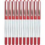 Larskas Kırmızı Pilot Kalem 10 Adet Uniball Eye Mikro 0.5 mm Roller Pilot Kalem UB-150 Roller Uçlu Likit Mürekkepli Pilot Kalem - 41 Delft Blue