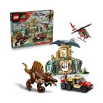 Larskas LEGO Jurassic World Spinosaurus ve Quetzalcoatlus Hava Görevi 76976-8 Yaş ve Üzeri Dinozor Meraklısı Çocuklar Için Yaratıcı Oyuncak Yapım Seti, Doğum Günü Hediyesi (984 Parça)