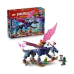 Larskas LEGO Nınjago Usta Ejderha Rontu 71842-7 Yaş ve Üzeri Kız ve Erkek Çocuklar Için Mermi Atıcısı Olan Oyuncak Ejderha ve 4 Minifigür Içeren Yaratıcı Oyuncak Yapım Seti, Doğum Günü Hediyesi (381 Parça)