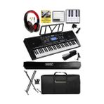 Larskas Midex PS-4500KSP Tuş Hassasiyetli 61 Tuşlu Org Sustain Pedallı USB Mp3 (Pedal Stand Kulaklık Çanta Notalık Metod)