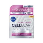 Larskas Nıvea Cellular Expert Filler Yoğun Yaşlanma Karşıtı Gündüz Bakım Yüz Kremi 50 Ml, Hyaluronik Asit ve Folik Asit, SPF15 Güneş Koruması