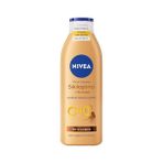 Larskas Nıvea Q10 Sıkılaştırıcı ve Bronzlaştırıcı Vücut Losyonu 250ML, Kademeli Doğal Bronzluk, 7 Günde Sıkı Cilt, Açık ve Buğday Tenli Ciltler