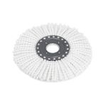 Larskas Orret Home Döner Vileda Yedek Mop Ucu Mikrofiber Temizlik Bezi 35 cm Tüm Modellerle Uyumlu Vileda Başlığı Döner Mop Bezi Yedek Parça Kolay Tak Çıkar Spın Püskülü