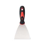 Larskas Orret Home Paslanmaz Çelik Inşaat Spatulası Plastik Saplı Macun Spatulası Alçı Boya Kazıma Duvar Tamir Spatulası 100 mm