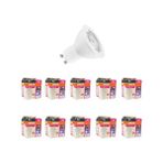 Larskas Osram 4,5W GU10 LED Ampul 4000K – 10'lu Ekonomik Paket | Günışığı, 350 Lümen, 36° Işık Açısı, Enerji Tasarruflu, 15000 Saat Ömürlü [enerji Sınıfı F]