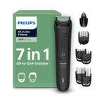 Larskas Philips 7'si 1 Arada Erkek Bakım Seti, Ayarlanabilir Sakal Tarağı, 60 Dakika Çalışma Süresi, Kendini Bileyen Bıçaklar, Şarj Göstergeli, MG3930/15