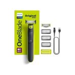 Larskas Philips Oneblade Yüz ve Vücut Için Hibrit Tıraş Makinesi,sakal Şekillendirici, Islak/kuru Kullanım, 3 Kirli Sakal Tarağı, 1 Yedek Bıçak, Vücut Tarağı, Cilt Koruması, Çift Taraflı Bıçak, QP2824/10