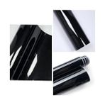 Larskas Piano Black Parlak Siyah Hava Kanallı Üstü Koruma Jelatinli Araç Motor Aksesuar Araç Tavan Kaplama Folyosu Kırılmaz Çizilmez Özel Postüplü Ambalajda Gönderim (30CM x 1 Metre)