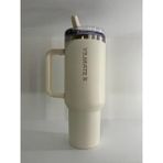 Larskas Pipetli Termos Bardak, 1.18 Litre, Krem Renk