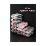 Larskas Porsima Ayakkabı Saklama Kutusu Şeffaf Beyaz, 204-10