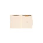 Larskas Sınıflandırma Dosyası Klasörü, 1 Bölücü, 2 "genişletme, 2/5-Kesim Sekmesi, Mektup Boyutu, Manila, Kutu Başına 10 (13700)