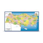 Larskas Türkiye Siyasi Haritası, 81 Parça Frame Puzzle ile Eğlenceli Bilgi Edinimi
