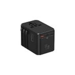 Larskas Universal Seyahat Priz Dönüştürücü Adaptör, 45W Şarj Cihazı, 2x USB Girişi, 3x Type-C Girişi, Uluslararası Güç Adaptörü, Us, Uk, Eu, Au Evrensel Uyum
