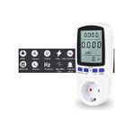 Larskas Wattmetre Priz Tipi 16A 3680W Enerji Sarfiyat Ölçer Tüketim Ölçer Akım Korumalı