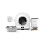Larskas Xenon Smart Akıllı Otomatik Kedi Tuvaleti (Kamerasız) Köpek Mama Kabı Besleme Kasesi (Kamerasız) Çelik Su Pınarı Sebili ve Yedek Filtre (4 Adet) Evcil Hayvan 4'lü Pet Ürünleri Başlangıç Seti