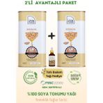 Las Frutas Yemeklik Soya Yağı 1 Litre 2'li – Soğuk Sıkım, Çok Amaçlı, Saf & Doğal - 1 lt
