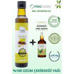 Las Frutas Yemeklik Üzüm Çekirdeği Yağı 250 ml – Soğuk Sıkım, Çok Amaçlı, Saf & Doğal