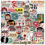 Las Vegas Çıkartmaları 50 Adet Su Geçirmez Karikatür Eğlence Oyunları Çıkartma Su Şişesi Dizüstü Araba Bisiklet Karalama Defteri Kaykay Snowboard Bagajı, Gençler Yetişkinler için Vinil Komik Casino