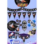 LASAGNA STORE Uzay Tema 16 Kişilik Süpriz Hediye Kutulu Doğum Günü Parti Malzemeleri Seti