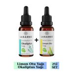 lasaroz Okaliptus Yağı 20 ml + Limon Otu Yağı 20 ml Avantajlı Set