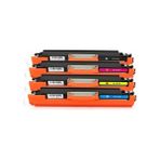 Laserjet 100 Color Mfp M175T Uyumlu 4 Renk Muadil Toner Seti CE310A-311A-312A-313A - Renkli