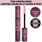 Lash Sensational Sky High Burgundy Haze Maskara