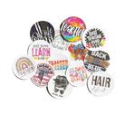 Lashicorn Freshie Occupation Cardstock Cutouts 2,5" in in in Freshies Random Mix için | 12 adet | Kokulu Aroma Boncukları için Kalıplı Fırında Araba Freshie Tasarımları, Hemşireler, Kuaför, Anne, Linemen,