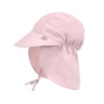Lassig Flap Hat UV Korumalı Uzun Çocuk Şapkası – Pale Pink | UPF 80 Güneş Koruması, Ense Korumalı Yaz Şapkası (6-12 Ay)