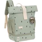 Lassig Happy Prints Mini Rolltop Sırt Çantası Light Olive - Yeşil - Uzunluk 23 cm x Genişlik 11 cm x Yükseklik 32,5 cm