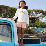 Lassig Kids UV Korumalı Mayo Şort Peach