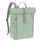 Lassig Rolltop Up Bebek Bakım Sırt Çantası Silver Green