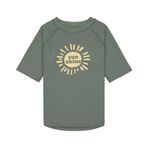 Lassig Sunshine UV Korumalı Kısa Kollu Mayo Tişört Deep Olive 12-18 Ay
