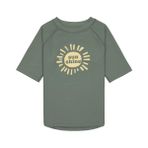 Lassig Sunshine UV Korumalı Kısa Kollu Mayo Tişört Deep Olive