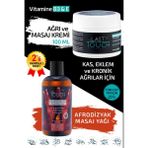 Last Touch 2'li Paket Aromaterapi Masaj Yağı A.f.r.o.d.i.z.y.a.k. 250 ml Masaj Kremi 100 ml