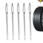 Lastik Fiş Aracı, ATV Lastik Fiş Seti - 5 Paket Yedek Kamyon Lastiği Fiş Aracı | Lastik Tamir Aleti, Ağır Hizmet Tipi Lastik Düzeltme Kiti, Düz Lastik Çivileri, T Saplı Lastik Takma Aleti için Lastik